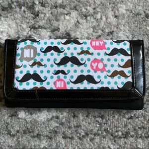 Canvas Graphic Print Wallet